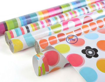 Gift Wrapping Paper Roll with Display Box