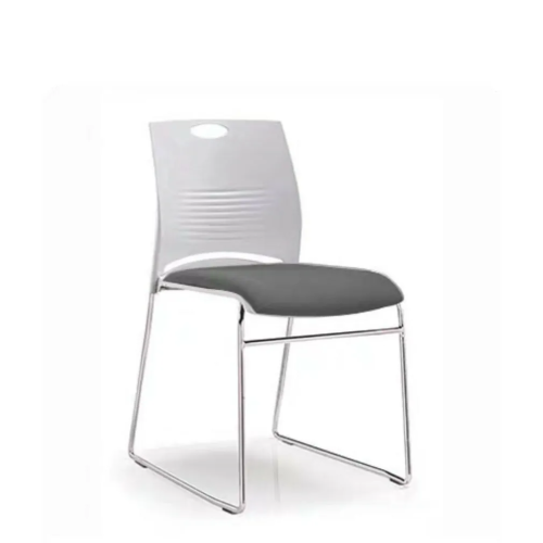 Modern Sled Base Office Chair with Fabric Seat