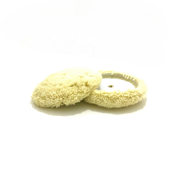 7" RO Wool Buffing Pad - Genuine Merino Wool Polishing Pad for Auto Detailing