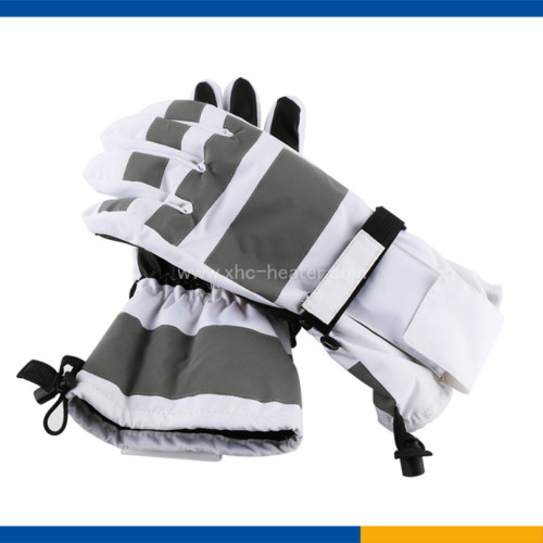 Mens Fingerless 3.7V Heated Ski Gloves