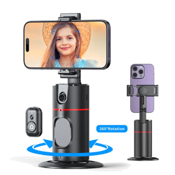 Stabilisateur de cardan de suivi du visage AI avec rotation 360