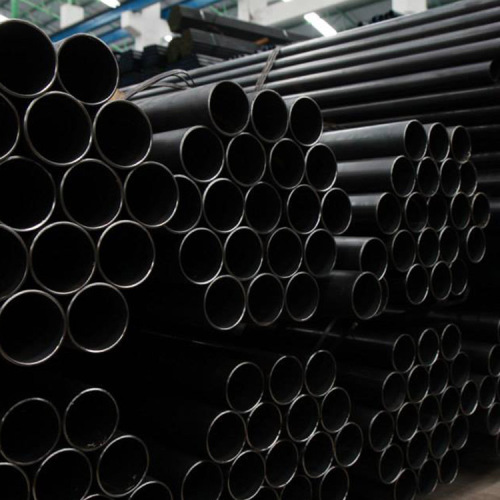 Tubo de ferro preto Ms Steel ERW carbono ASTM A53 tubo de aço sch40 soldado