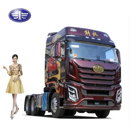 Dayun Euro 2 420hp Tractor Truck with 6x4 Faw Tractor Head and Trailer