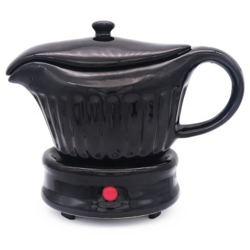 Ceramic Electric Gravy Boat Warmer with Lid