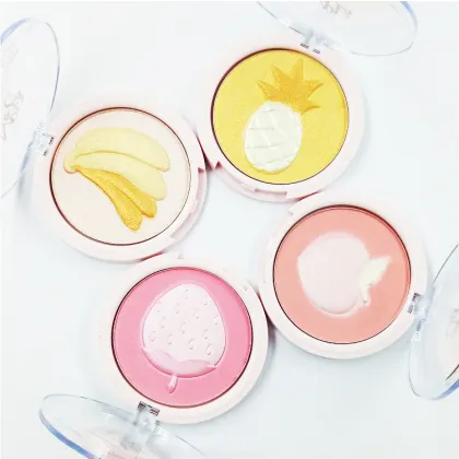 Low Moq High Quality Custom Logo Vegan Glitter Face Cosmetics Highlighter Makeup face highlighter makeup