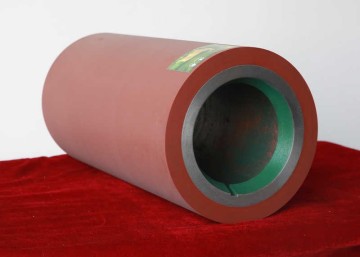 Brown color SBR rubber roller from China fuli rubber roller factory