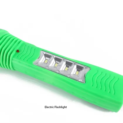 Portable Rechargeable Electric Torches Plastic Flashlight