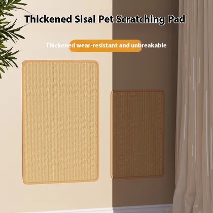 Sustainable Sisal Pet Cat Scratch Board - Anti-Sofa Scratch, Protects Claws