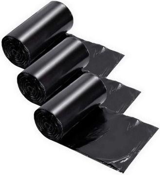 Black Heavy Duty Garbage Bag 55 Gallon Trash Bag