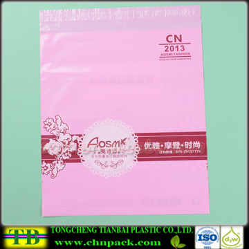 Hot Sale Cheap Custom Printed Pink Mailing Plastic Bag