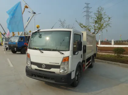 Nissan refuse collection truck