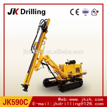 Manufacturer 50m Depth Crawler Hydraulic DTH Drilling Rig