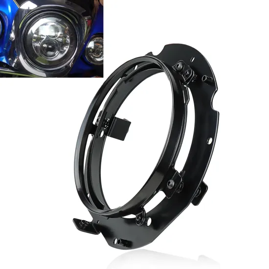 7 Inch Round LED Headlight Brackets for 1700 Kawasaki Voyager/Vaquero