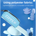 Large zipper polyester print pen bag for children
