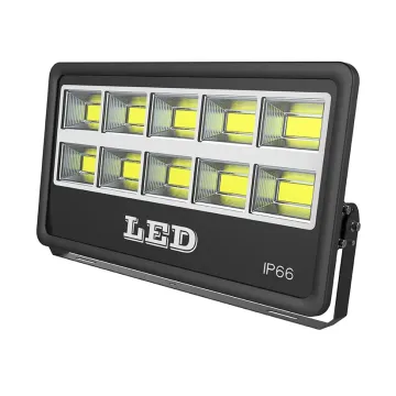 COB Aluminum High Lumens IP65 Waterproof Rechargeable Solar Panel Flood Light: 100W, 200W, and 300W Outdoor LED Square Housing