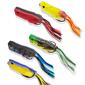 65mm Soft PVC Frog Fishing Lure - Topwater Bionic Artificial Bait