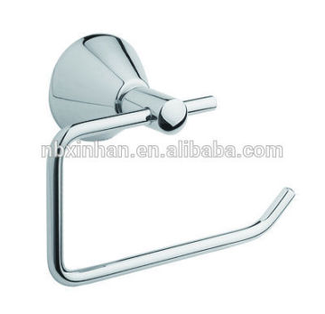 New design bathroom wall fitting accessories chrome plating zinc alloy toilet paper holder with cone base