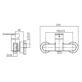 Capaplus mixer shower