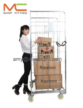 Foldable Pallet Steel Roll Container