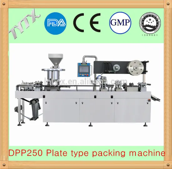 250 Plate type blister packing machine