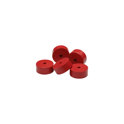 Energy Suspension Polyurethane Red Shock Round Pad