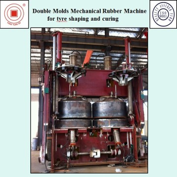 Double Molds Mechanical Rubber Machine for tyre shaping and curing