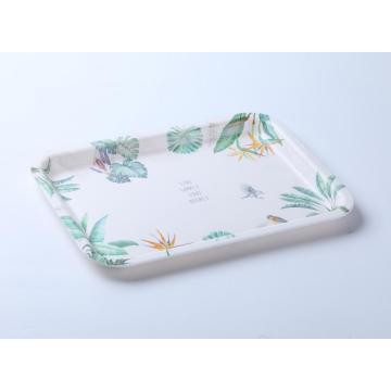 garden rectangular serving tray