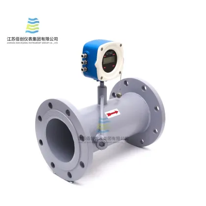 Pipeline integrated ultrasonic flowmeter