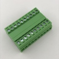 10pin pluggable male to female terminal block