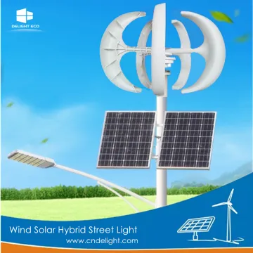 Wind Solar LED Parking Lot Lighting Fixtures