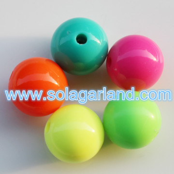 6-30MM Acryl Runde Chunky Bubblegum Perlen Günstige Perlen Online