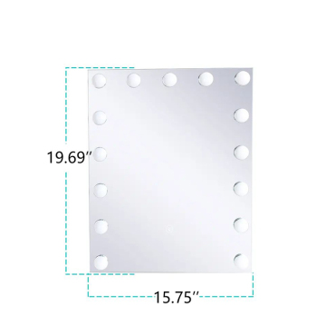 Fabrika LED Kare Ayarlanabilir Işık Makyaj Aynası
