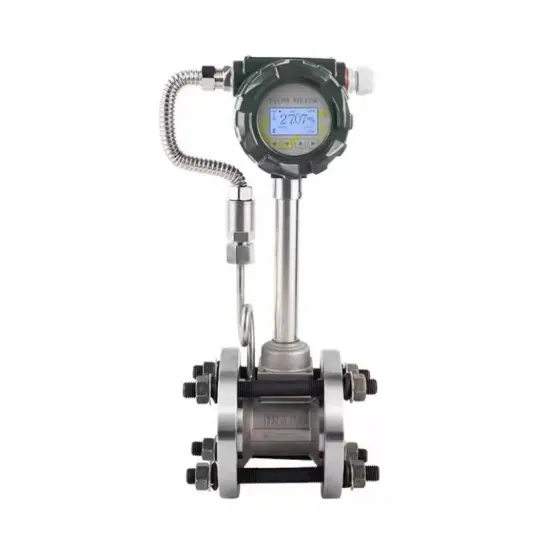 Intelligent display vortex flowmeter