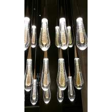 Cristal de vidrio colgante de vidrio LED moderno LED