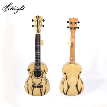 Çin Fabrikası: Son 2022 Baskı 4 String White Ebony Tenor Ukulele, gül ağacı klavye ile