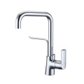 Agua Rdge Brass Flexible Sola Manija Grifo de cocina