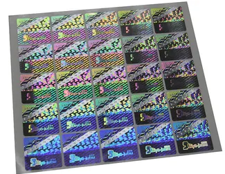 warranty hologram label,Custom hologram sticker,3d hologram stickers,Custom anti-counterfeiting hologram sticker