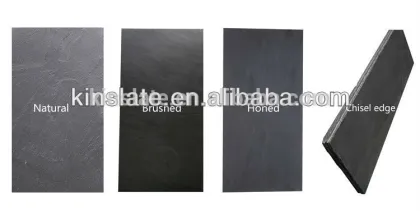 Kinslate Factory Direct Floor Tiles Slate Floor Tiles Black Color Slate Floor Tiles
