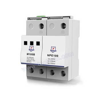 100KA DIN-rail Mounted Large Discharge Current AC Power SPD