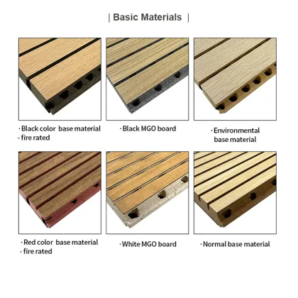 Dance Studio Grooved Sound Absorbing Wood Panels