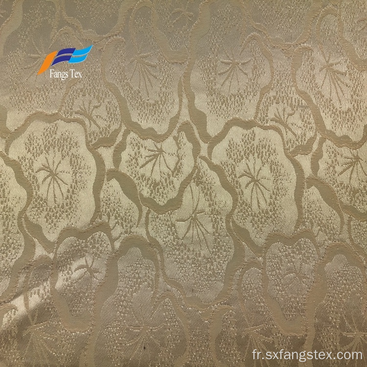 Tissu de rideau de coussin de textile à la maison de jacquard de polyester