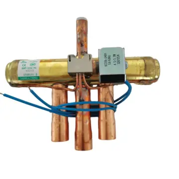 New 4-Way Reversing Valve Coil: Essential Gas-Electric Powered Refrigerator Part for Household and Outdoor Use