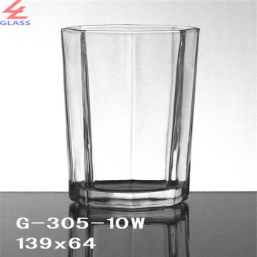 round glass candle