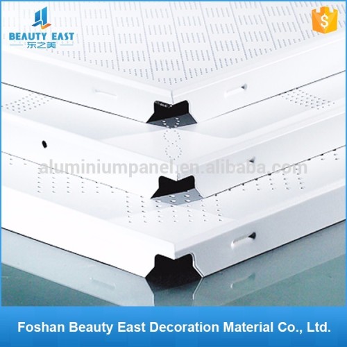 Hot selling square perforated aluminum ceiling tiles 600x600