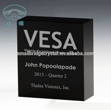 Black Square crystal ,crystal cube,crystal block