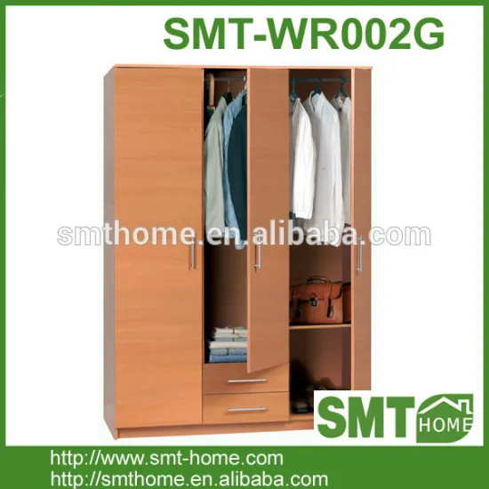 3 door mdf bedroom storage wardrobe
