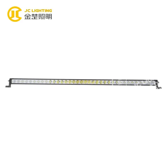 Super slim 24v 108w thin led light bar for jeep, truck, 4x4, crane, snowmobile, road roller, forklift
