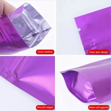 Aluminum Zipper Top Stand Up Pouches