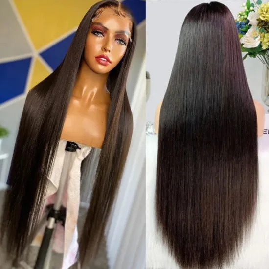 Wholesale Very Long 40 Inch 250% Density Hd Full Lace Frontal Closure Wig.Cheap 100% Brazilian Virgin Human Hair Lace Front Wigs
