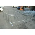 Temporary Galvanized Barriers Galvanized Construction Barricades Crowd Control Barriers Factory